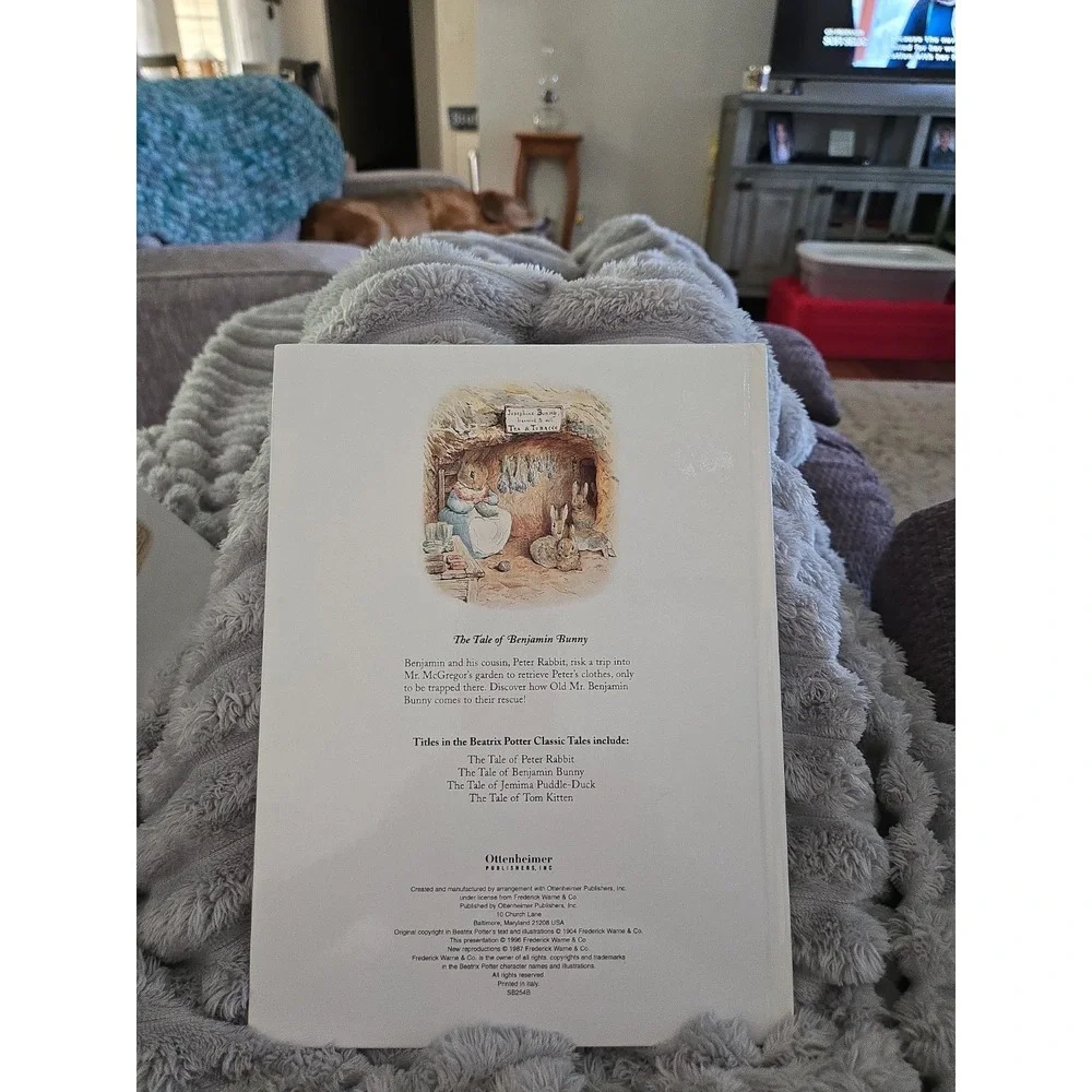 The Tale of Benjamin Bunny by Beatrix Potter, Hardcover, 1997 EUC!